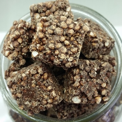 Bouchées chocolatées quinoa/chia/maca biologiques - 100gr